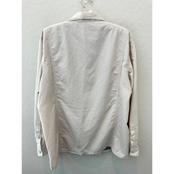 L.L. BEAN | Men’s Beige Nylon Blend Utility Travel Shirt Jacket | Size XL - Picture 5 of 7